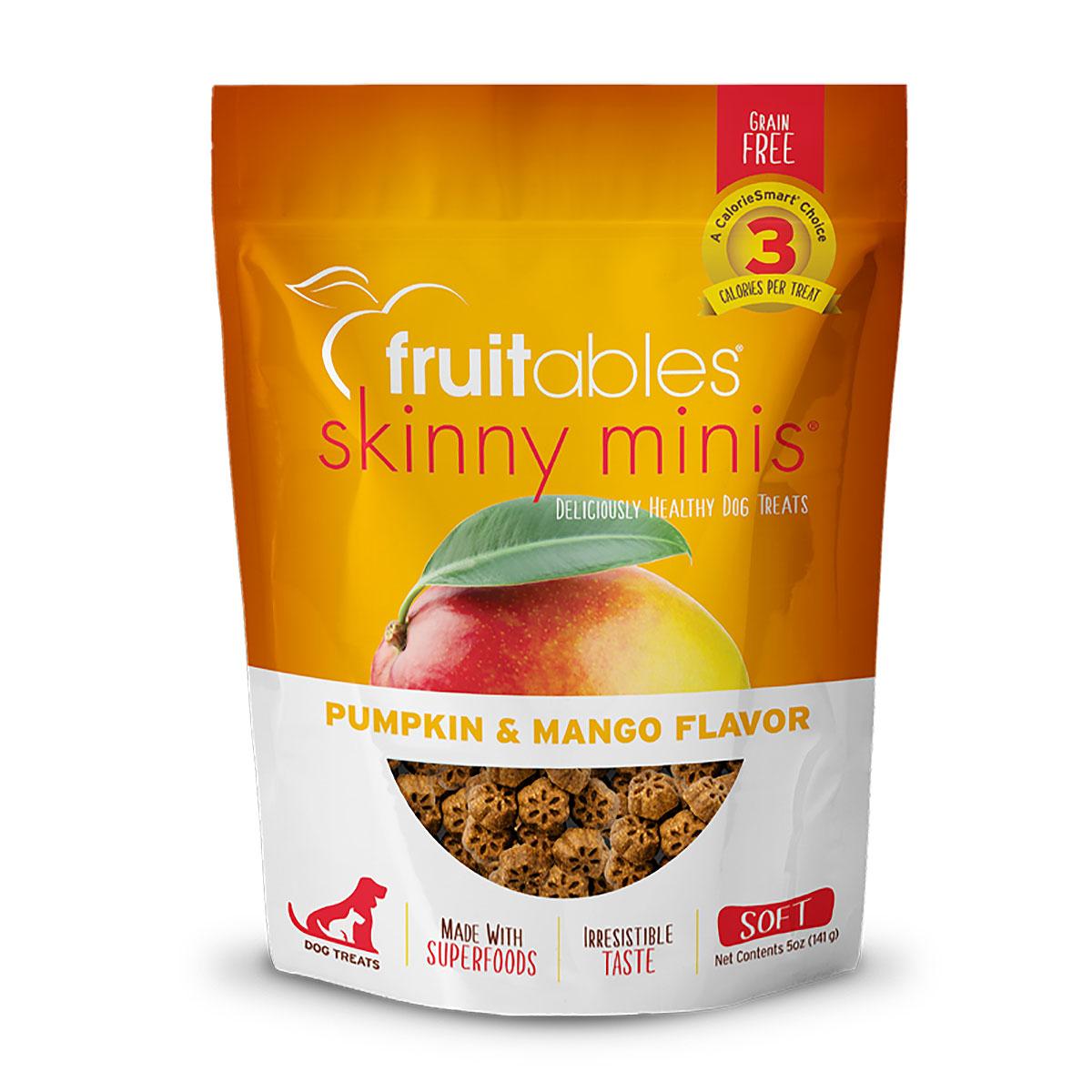 Fruitables Skinny Minis Dog Treats - Pumpkin/Mango