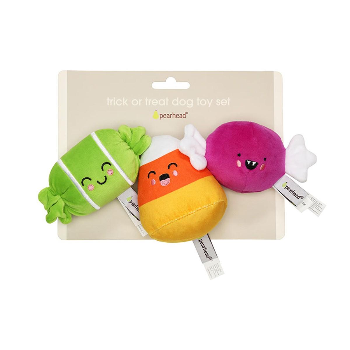 Pearhead Halloween Dog Toy Set - Trick Or Treat