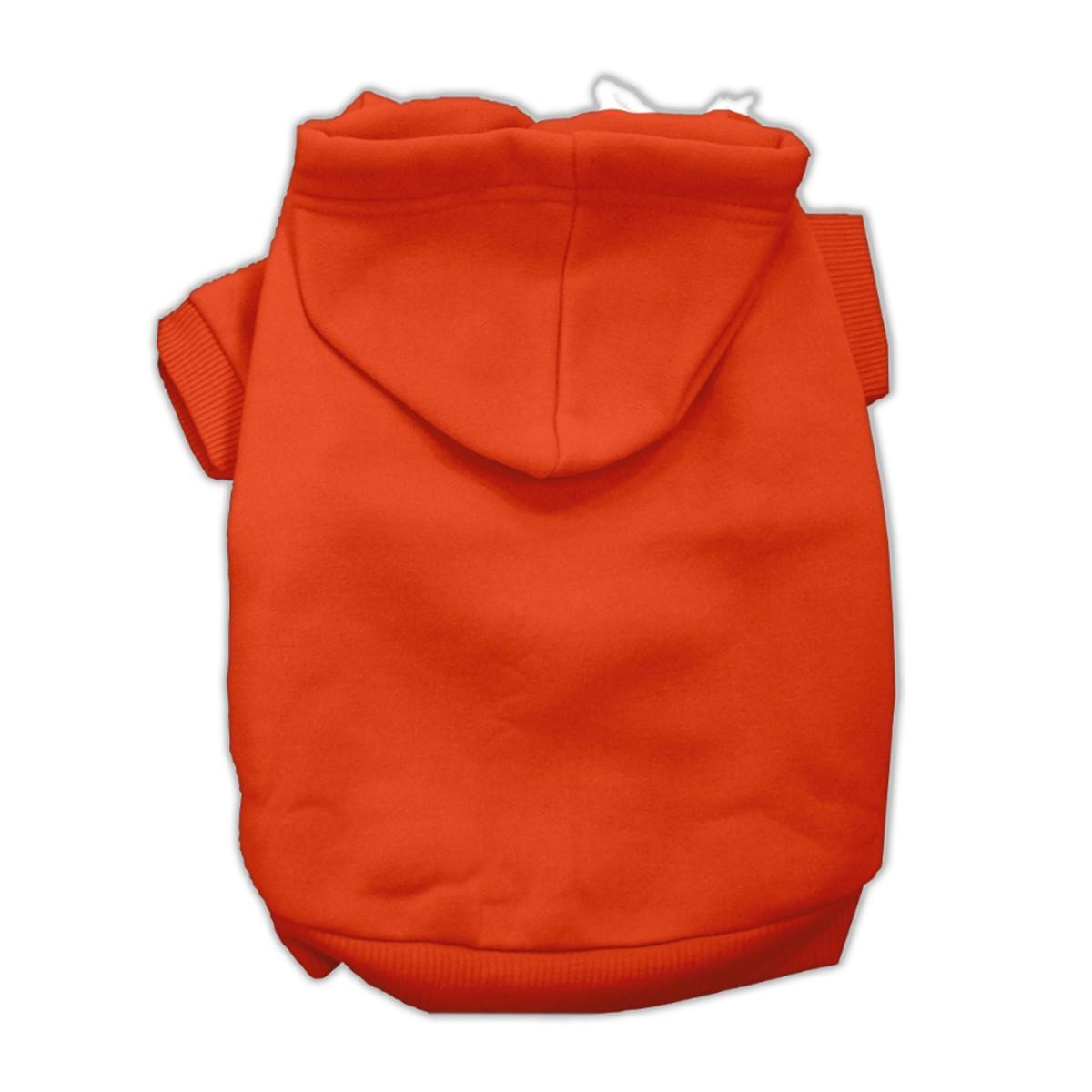 Plain Dog Hoodie - Orange