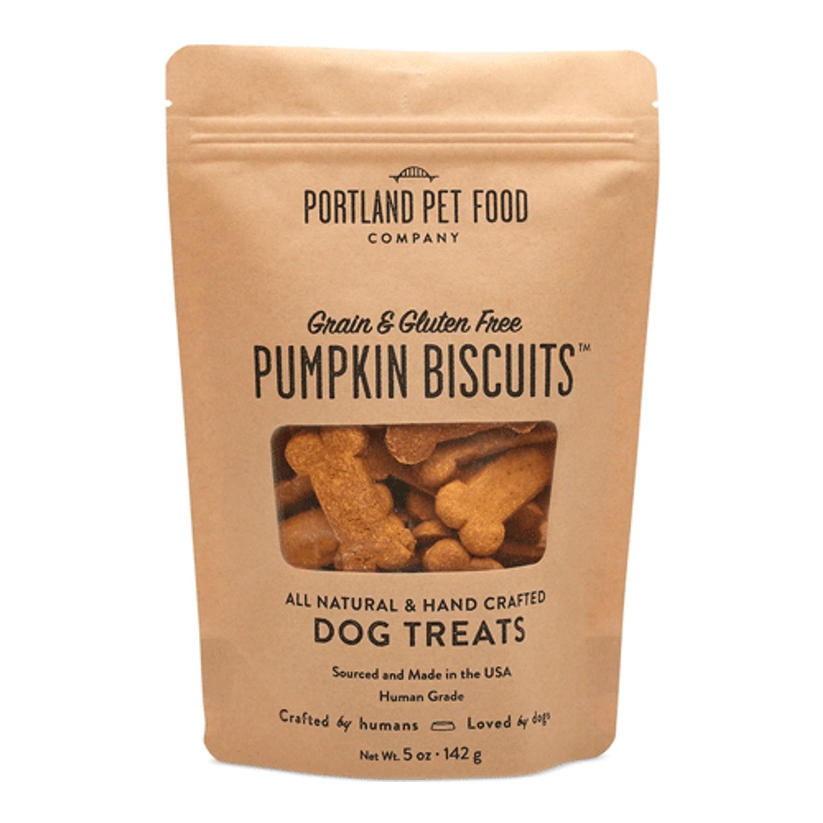 Portland Pet Food Grain & Gluten-Free Biscuit Dog Treats - Pumpkin