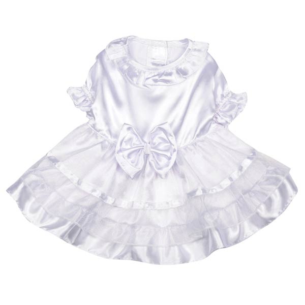 East Side Collection Yappily Ever After Dog Wedding Dress w/ Veil