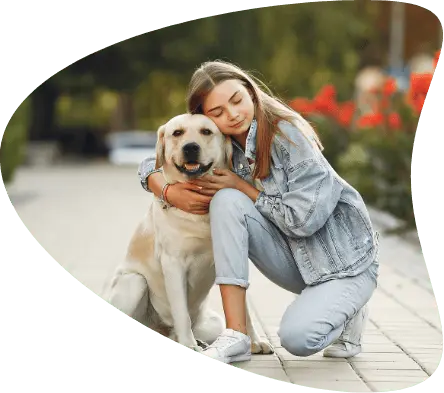 happy pet owners with Baxterboo